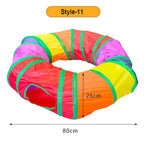 Pounce & Play™ Cat Tunnel – Foldable Colorful Play Maze Toy