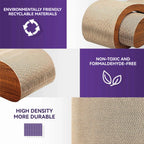 Scratch & Snooze™ Cat Lounge – 2-in-1 Cardboard Scratcher & Bed