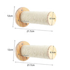 Cat Wall Climbing Steps – 4 Step Shelf with Scratching Posts
