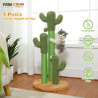 Scratch, Climb & Play – Large Cactus Cat Scratching Post