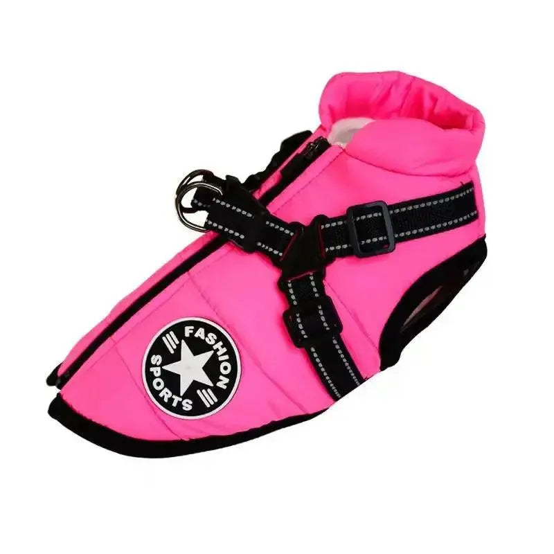 Winter Dog Coat with Harness.15. – Waterproof & Warm for All Sizes - FurriendlyPaws | Furry Friends, Happy Hearts