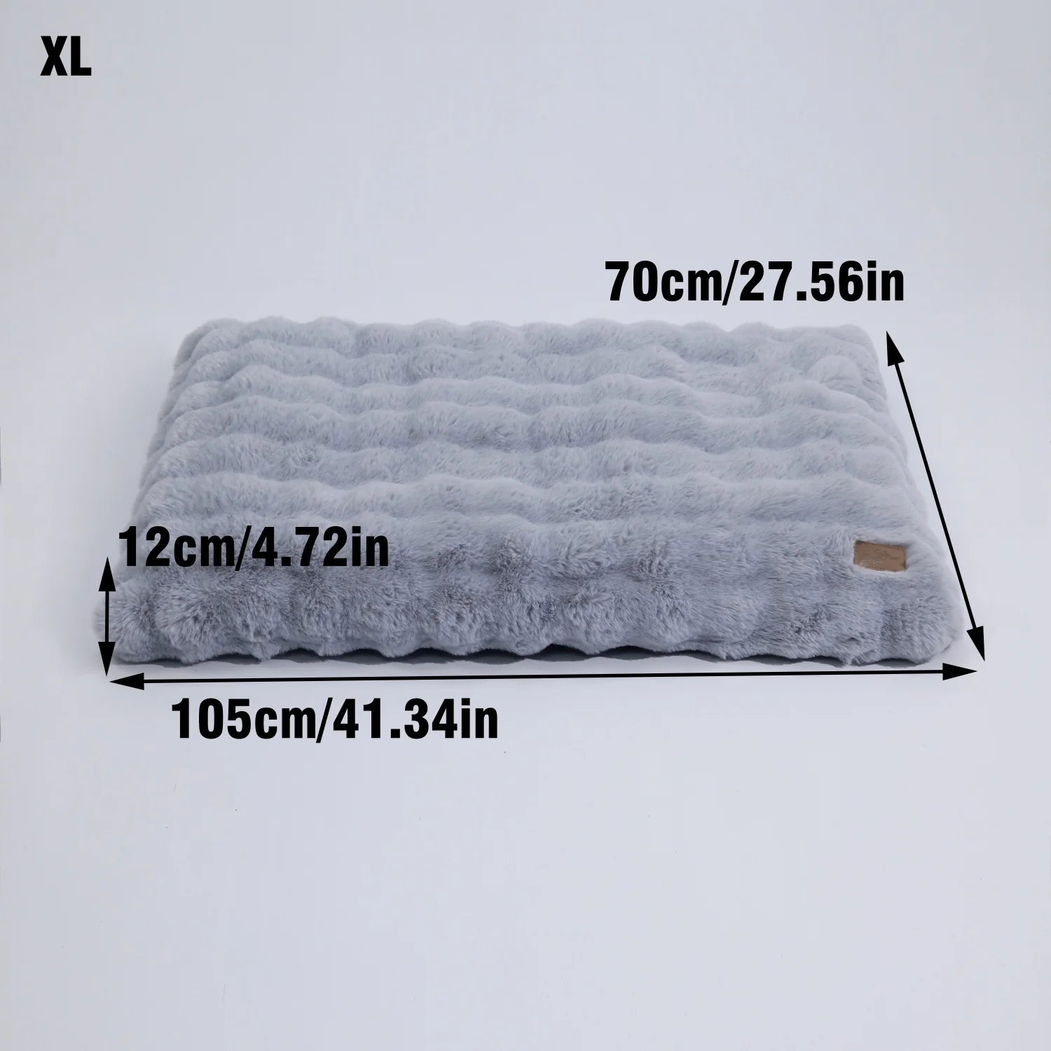 Ultra-Soft Plush Dog & Cat Bed – Calming Sleeping Bed with Thick Foam, Multiple Sizes - FurriendlyPaws | Furry Friends, Happy Hearts