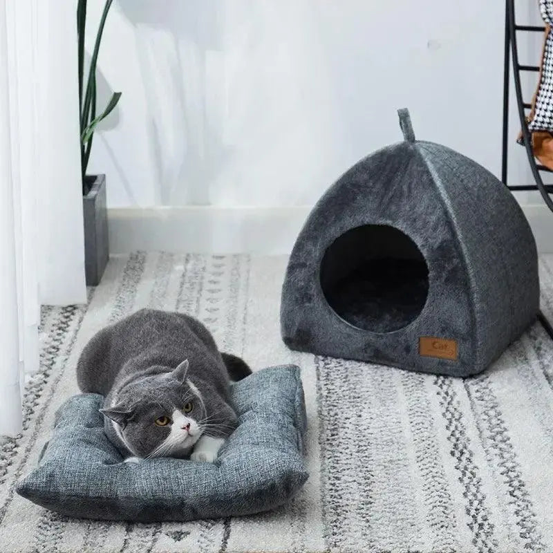 Cozy Cat Bed House.1. - FurriendlyPaws | Furry Friends, Happy Hearts