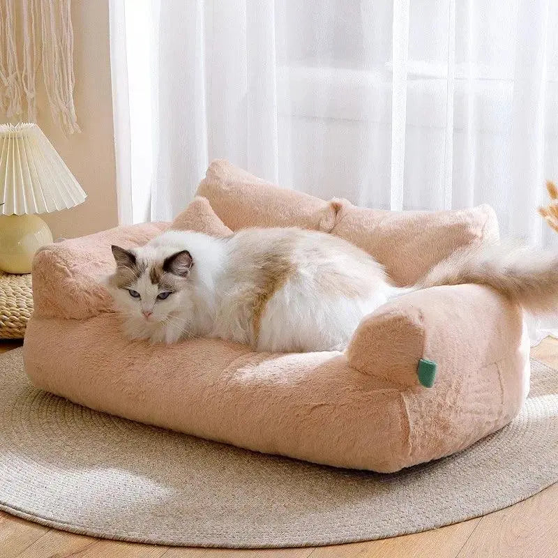 Snuggle Sofa Pet Bed - FurriendlyPaws | Furry Friends, Happy Hearts