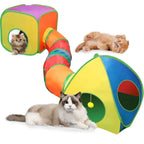 Pounce & Play™ Cat Tunnel – Foldable Colorful Play Maze Toy