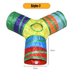 Pounce & Play™ Cat Tunnel – Foldable Colorful Play Maze Toy