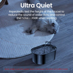 ROJECO Automatic Stainless Steel Pet Water Fountain – Cats & Dogs