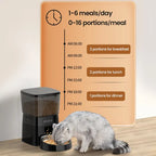 Hassle-Free Feeding – Smart Button-Control Pet Feeder