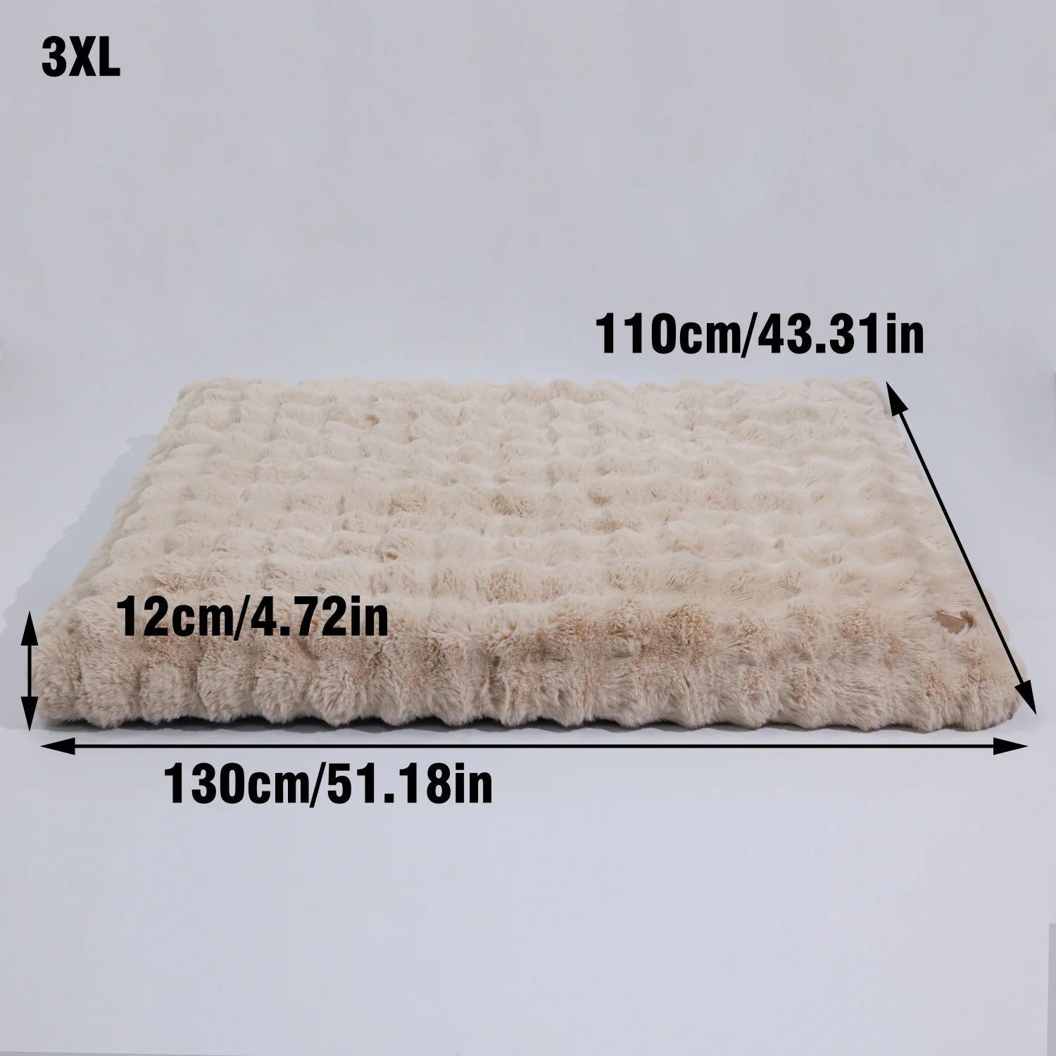 Ultra-Soft Plush Dog & Cat Bed – Calming Sleeping Bed with Thick Foam, Multiple Sizes - FurriendlyPaws | Furry Friends, Happy Hearts