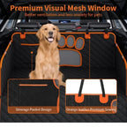 Pawfect Ride™ Hammock – Waterproof Dog Car Seat Cover with Non-Slip Backing
