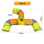Pounce & Play™ Cat Tunnel – Foldable Colorful Play Maze Toy