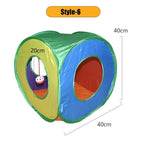 Pounce & Play™ Cat Tunnel – Foldable Colorful Play Maze Toy