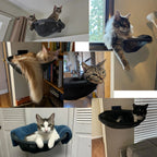 Slam Dunk Naps – Wall-Mounted Cat Hammock Bed