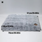 Ultra-Soft Plush Dog & Cat Bed – Calming Sleeping Bed with Thick Foam, Multiple Sizes - FurriendlyPaws | Furry Friends, Happy Hearts
