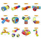 Pounce & Play™ Cat Tunnel – Foldable Colorful Play Maze Toy