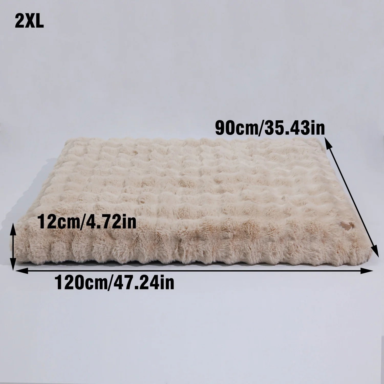 Ultra-Soft Plush Dog & Cat Bed – Calming Sleeping Bed with Thick Foam, Multiple Sizes - FurriendlyPaws | Furry Friends, Happy Hearts
