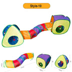Pounce & Play™ Cat Tunnel – Foldable Colorful Play Maze Toy