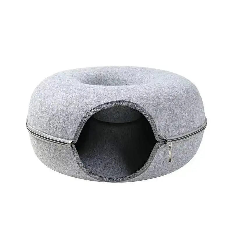 Donut Cat Bed & Tunnel.5. - FurriendlyPaws | Furry Friends, Happy Hearts