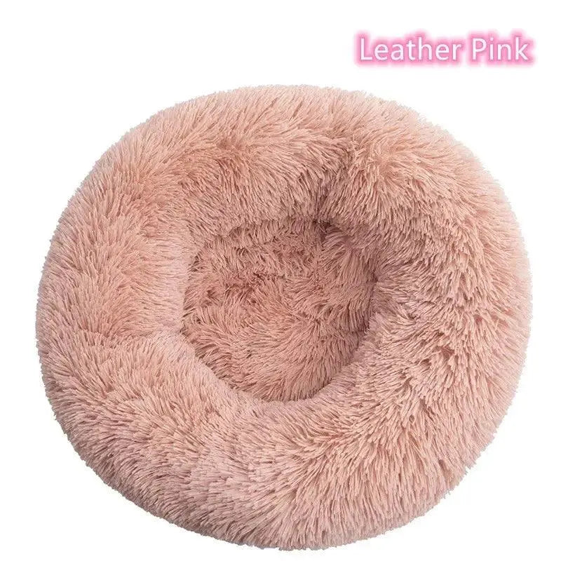 Long-Haired Plush Pet Bed - Comfort & Warmth.15. - FurriendlyPaws | Furry Friends, Happy Hearts