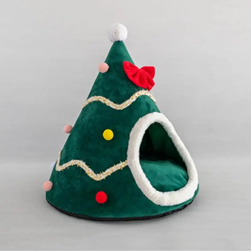 Holiday Tree Cozy Comfort Bed.7. - FurriendlyPaws | Furry Friends, Happy Hearts