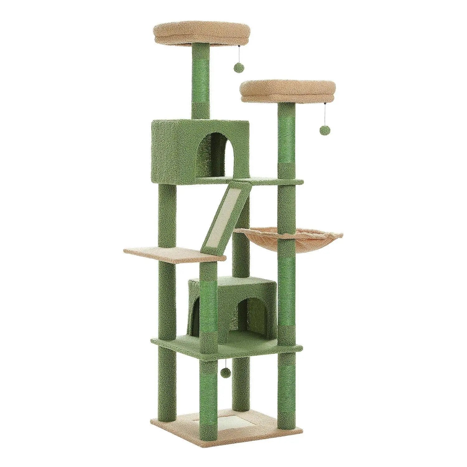 Large Cat Tree with Multi-Level Playground.11. - FurriendlyPaws | Furry Friends, Happy Hearts