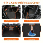 Pawfect Ride™ Hammock – Waterproof Dog Car Seat Cover with Non-Slip Backing