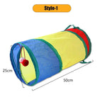 Pounce & Play™ Cat Tunnel – Foldable Colorful Play Maze Toy