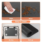 VIKAMA Dog & Cat Feeding Mat – Non-Slip Waterproof Pet Mat