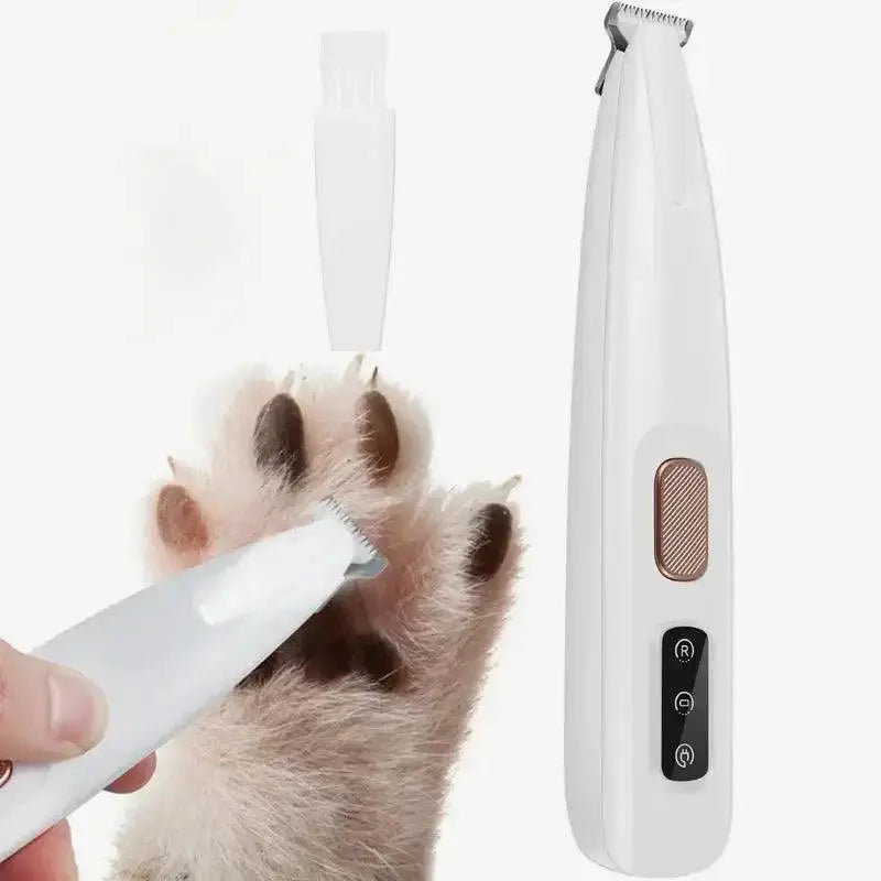 Waterproof Rechargeable Pet Trimmer with LED Light.6. - FurriendlyPaws | Furry Friends, Happy Hearts