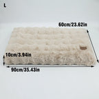 Ultra-Soft Plush Dog & Cat Bed – Calming Sleeping Bed with Thick Foam, Multiple Sizes - FurriendlyPaws | Furry Friends, Happy Hearts