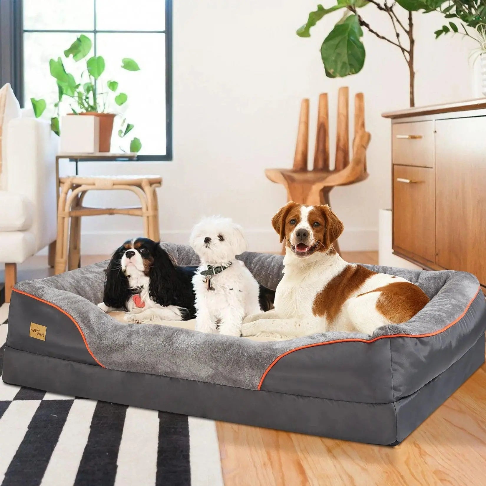 Soft Orthopedic Foam Dog Bed.6. - FurriendlyPaws | Furry Friends, Happy Hearts