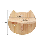 Cat Wall Climbing Steps – 4 Step Shelf with Scratching Posts