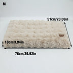 Ultra-Soft Plush Dog & Cat Bed – Calming Sleeping Bed with Thick Foam, Multiple Sizes - FurriendlyPaws | Furry Friends, Happy Hearts