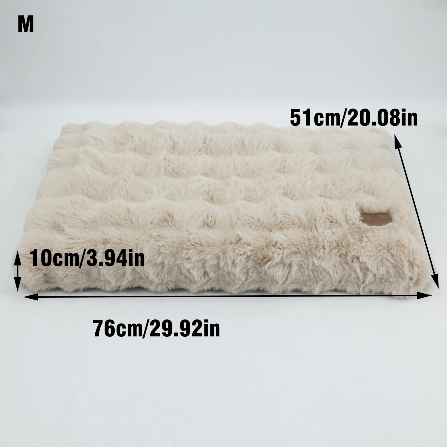 Ultra-Soft Plush Dog & Cat Bed – Calming Sleeping Bed with Thick Foam, Multiple Sizes - FurriendlyPaws | Furry Friends, Happy Hearts
