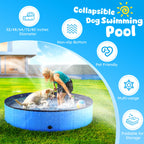 Foldable Pet Pool – Portable Hard Plastic Bath Tub for Dogs & Cats