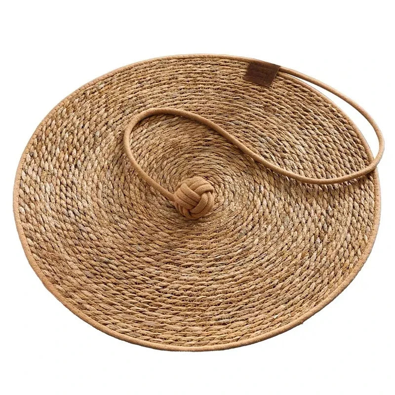 PurrTect™ Rattan Cat Scratcher – Durable Modern Scratch Post for Cats - FurriendlyPaws | Furry Friends, Happy Hearts