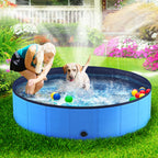 Foldable Pet Pool – Portable Hard Plastic Bath Tub for Dogs & Cats