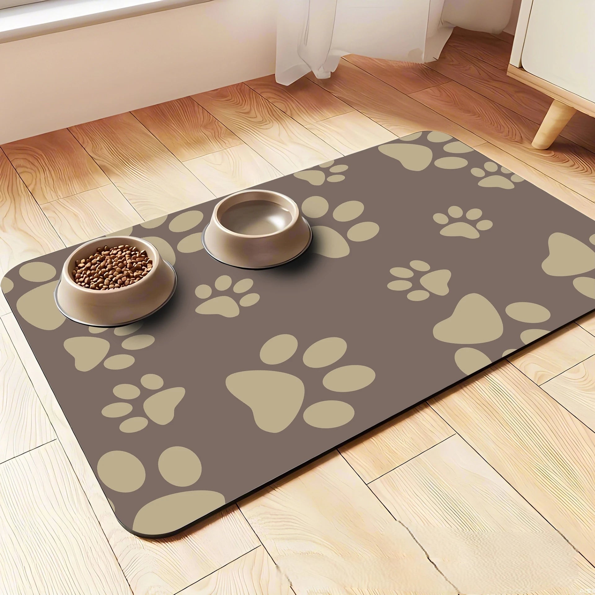 VIKAMA Dog & Cat Feeding Mat – Non-Slip Waterproof Pet Mat