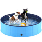 Foldable Pet Pool – Portable Hard Plastic Bath Tub for Dogs & Cats