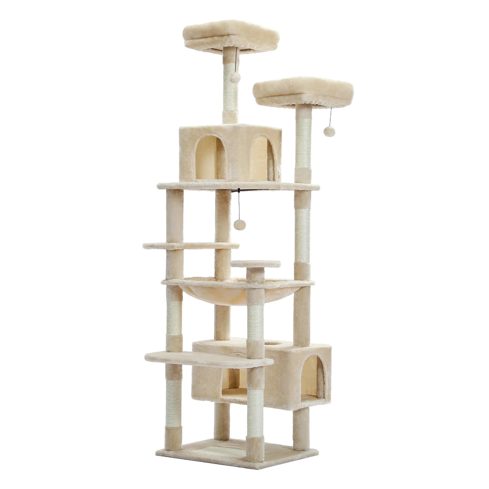 Large Cat Tree with Multi-Level Playground.18. - FurriendlyPaws | Furry Friends, Happy Hearts