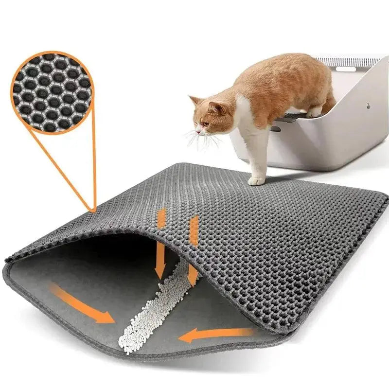 PurrfectGuard Waterproof Double-Layer Litter Mat.2. - FurriendlyPaws | Furry Friends, Happy Hearts