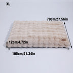 Ultra-Soft Plush Dog & Cat Bed – Calming Sleeping Bed with Thick Foam, Multiple Sizes - FurriendlyPaws | Furry Friends, Happy Hearts