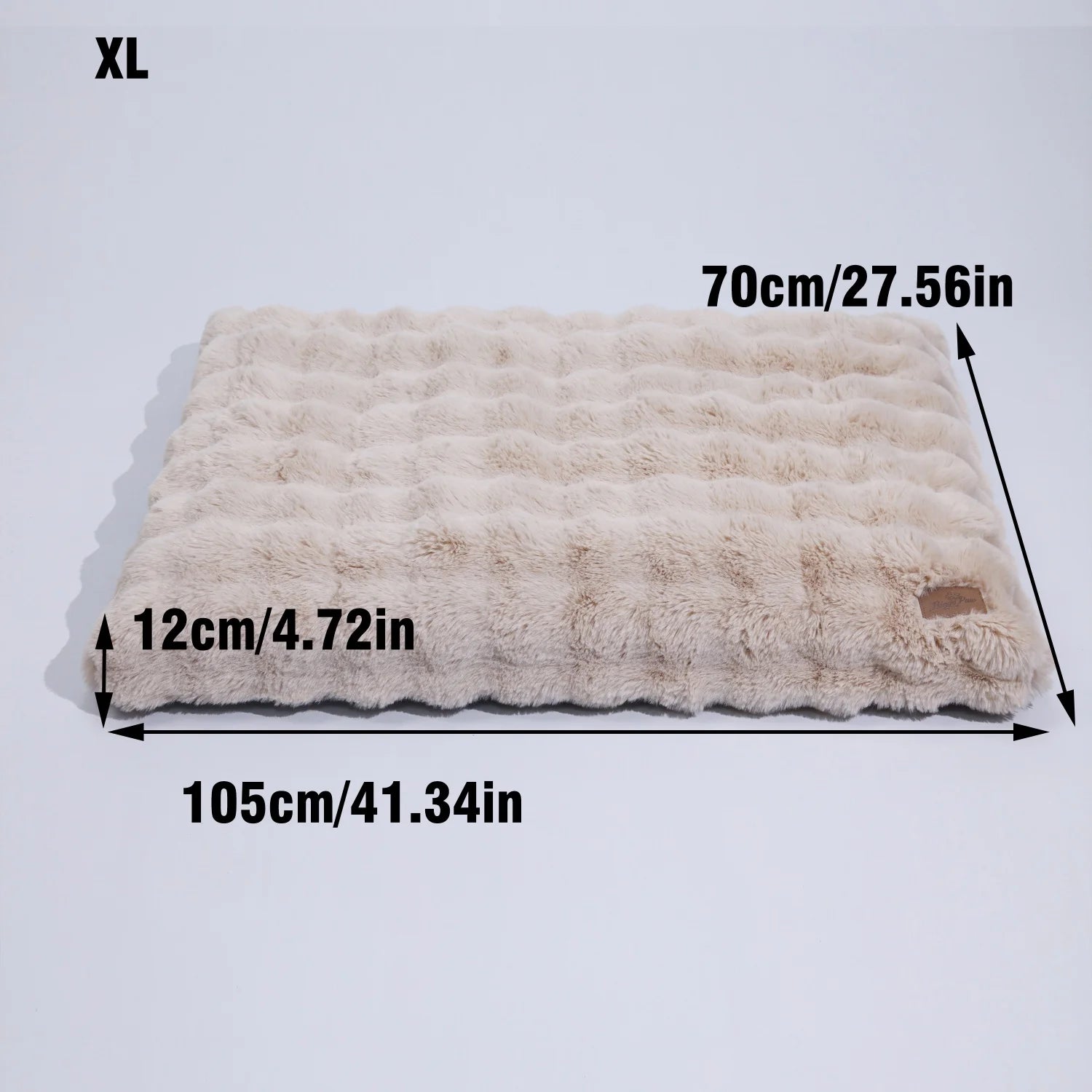Ultra-Soft Plush Dog & Cat Bed – Calming Sleeping Bed with Thick Foam, Multiple Sizes - FurriendlyPaws | Furry Friends, Happy Hearts