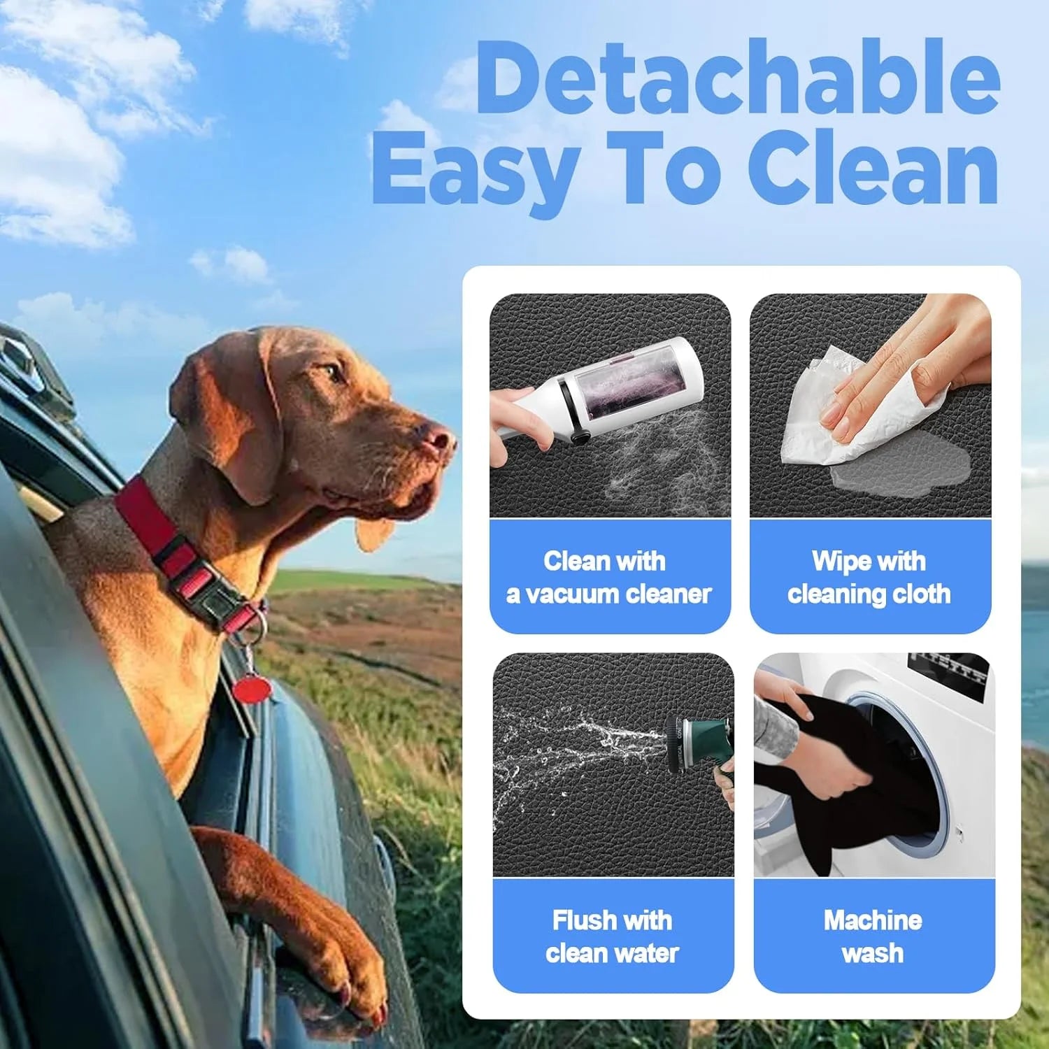 Dog Car Seat Extender - Waterproof, Hard Bottom, Anti-Scratch