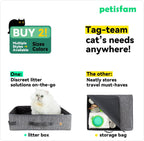 Portable Cat Travel Litter Box – Leakproof, Foldable & Odor-Control