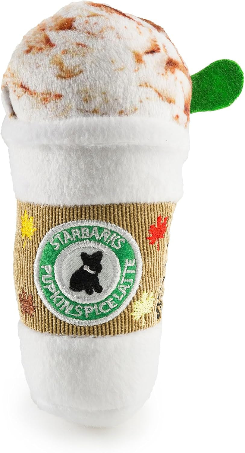 LaBarka Pawsecco Plush Dog Toy – Funny Designer Parody Toy with Squeaker for All Breeds, Soft, Stylish & Machine-Washable