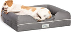Ultimate Orthopedic Memory Foam Dog Bed with Bolsters – XL (44"x34") Waterproof, Washable Cover, Durable Cotton-Poly Blend