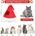 Christmas Tree Cat Bed Tent – Cozy Self-Warming Pet House for Cats & Small Dogs