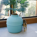 Original Hidden Litter Box Planter – Hooded Cat Litter Box with Fake Plant Cover