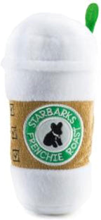 LaBarka Pawsecco Plush Dog Toy – Funny Designer Parody Toy with Squeaker for All Breeds, Soft, Stylish & Machine-Washable